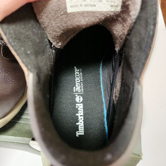 Timberland FlyRoam Boot Sneakers Mens 8.5 Brown Leather Chukka Lace-up Pre-owned - Picture 7 of 16